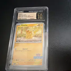 Pokemon Pikachu CGC Pristine 10 Promo #225 World Championship 2025 SV - Image 3