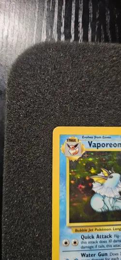 Pokemon TCG - Vaporeon - 12/64 - Holo Unlimited Jungle Unlimited [Moderate Play] - Image 3