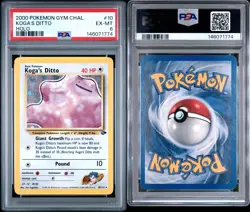 2000 Pokemon Gym Challenge - Koga's Ditto - Holo - PSA Graded: 6 - Image 3