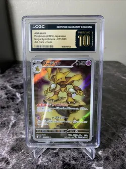 Pokemon Alakazam 071/063 M1s: Mega Symphonia Art Rare (Japanese) CGC PRISTINE 10 - Image 1