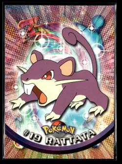 Topps Pokemon Rattata #19 Blue MP EN-1516 - Image 1