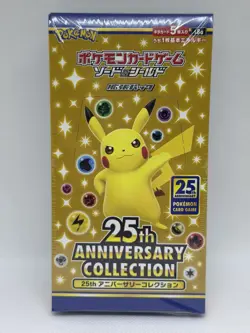 Pokemon 25th Anniversary Collection Japanese Booster Box (S8a) Sword & Shield - Image 1