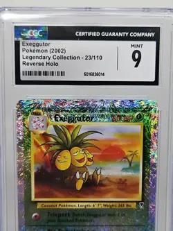 Exeggutor 23/110 Legendary Collection Reverse Holo CGC 9 Mint Pokemon - Image 3