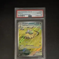 Pokemon Grotle 164/162 Illustration Rare Holo PSA 10 SV05 Temporal Forces 2024 - Image 1