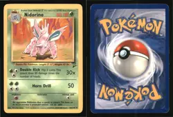 Nidorino 54/130 Uncommon Base Set 2 Pokemon Lightly Played - Image 3