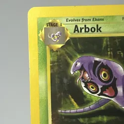 First Edition Arbok Fossil 31/62 Uncommon Non Holo 1999 LP Pokemon TCG Card - Image 4