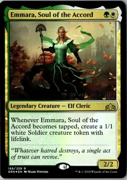Emmara, Soul of the Accord R Prerelease Cards 168 NM - Image 1