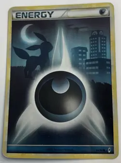 Pokemon Card Energy Darkness Holo Rare Umbreon 2011 94 Heavy Damage. Sold As Is. - Image 1
