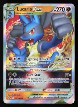 Lucario VSTAR Promo SWSH: Sword & Shield Promo Cards SWSH214 NM - Image 1
