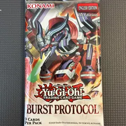 YuGiOh Burst Protocol Core 1st Edition Booster Pack w/9 cards - Image 1