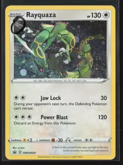 Rayquaza - Promo SWSH: Sword & Shield Promo Cards SWSH029 NM Pokemon Card Swirl - Image 1