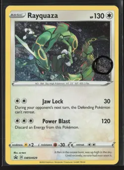 Rayquaza - Promo SWSH: Sword & Shield Promo Cards SWSH029 NM Pokemon Card Swirl - Image 1