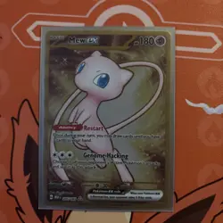 Pokemon TCG Mew EX Metal Gold NM 205/165 Scarlet & Violet 151 Promo Card - Image 1