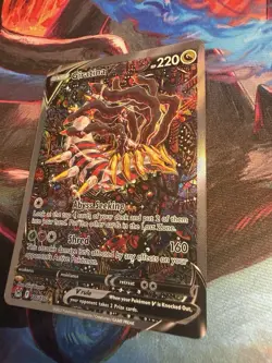 Pokemon Giratina v Alt Art TCG Lost Origin Holo Ultra Rare Card 186/196 Alt Art - Image 4