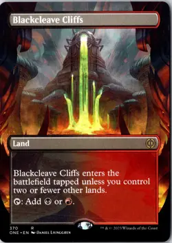 Blackcleave Cliffs (Borderless) R Phyrexia: All Will Be One 370 NM - Image 1
