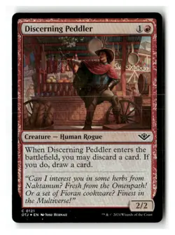 Discerning Peddler 121 Outlaws of Thunder Junction Magic: The Gathering Foil NM - Image 1