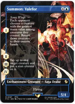 Summon: Valefor (Borderless) R Commander: FINAL FANTASY 197 NM - Image 1