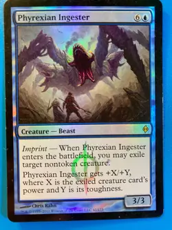 MTG 1x FOIL Phyrexian Ingester New Phyrexia Modern Magic the Gathering x1 LP - Image 1