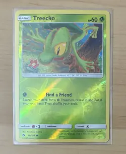Pokemon Treecko 20/214 Sm-Lost Thunder Reverse Holo- LP - Image 1