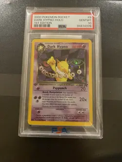 2000 Pokemon Rocket Dark Hypno Holo 1st Edition #9 PSA 10 - Image 1