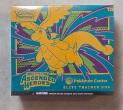 Pokemon TCG Ascended Hero’s Pokemon Center Elite Trainer Box ETB PKC Brand New - Image 1