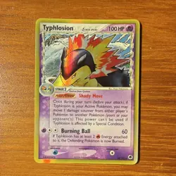 Pokemon TCG Typhlosion Dragon Frontiers 12/101 Delta Species Holo Rare 100 HP - Image 1