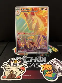 Pokemon TCG Rapidash 189/182 Sv10: Destined Rivals Illustration Rare NM - Image 1