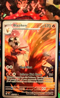 Pokemon Blaziken 192/182 Destined Rivals Full Art - Alt Art IR Illustration Rare - Image 1