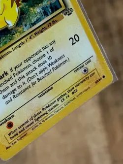 Pokemon TCG Pikachu 60/64 1st Edition Jungle - Image 4