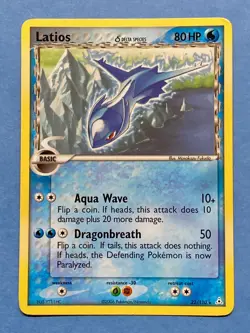 Pokemon Non-Holo Rare Latios - EX Holon Phantoms - 22/110 – NM- - Image 1