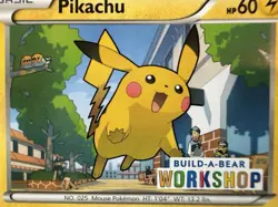 LP Pokemon TCG Pikachu Build-A-Bear Workshop Promo 20/108 Promo Promo - Image 2