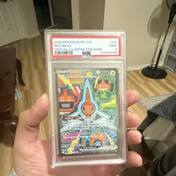 2025 Pokemon Rotom ex 126/094 Phantasmal Flames Special Illustration PSA 9 Eng - Image 1