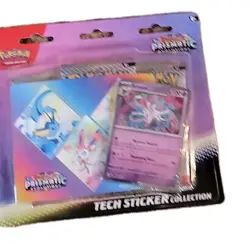 3 Pokemon Prismatic Evolutions Tech Sticker Collection Blister Sealed - Image 4