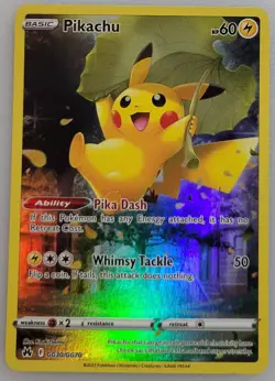 Pikachu GG30/GG70 Pokemon Crown Zenith: Galarian Gallery Holo LP (2 of 2) - Image 1