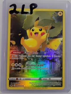Pikachu GG30/GG70 Pokemon Crown Zenith: Galarian Gallery Holo LP (2 of 2) - Image 3