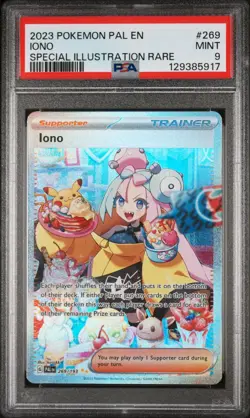 2023 POKEMON PAL EN-PALDEA EVOLVED SPECIAL ILLUSTRATION RARE #269 IONO PSA 9 - Image 1