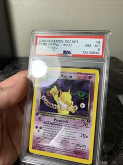 2000 Pokemon Team Rocket Dark Hypno Holo 1st Edition PSA 8 NM-MINT! 📈 - Image 3