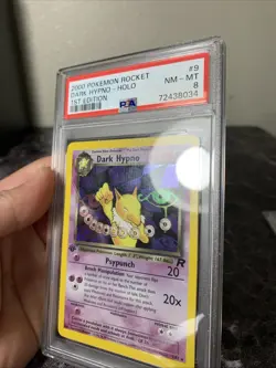 2000 Pokemon Team Rocket Dark Hypno Holo 1st Edition PSA 8 NM-MINT! 📈 - Image 4