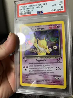 2000 Pokemon Team Rocket Dark Hypno Holo 1st Edition PSA 8 NM-MINT! 📈 - Image 5