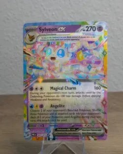 Pokemon Sylveon ex - 041/131 SV: Prismatic Evolutions Holo NM - Image 1