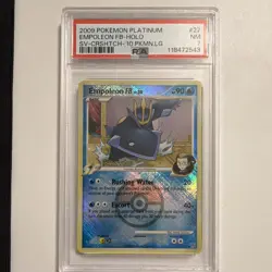Pokemon Empoleon FB Cross Hatch Holo PSA 7 27/147 Supreme Victors 2009 - Image 1