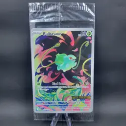 Pokemon TCG Bulbasaur 133/132 Mega Evolution Stamped Promo Near Mint Holo - Image 1