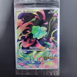 Pokemon TCG Bulbasaur 133/132 Mega Evolution Stamped Promo Near Mint Holo - Image 3