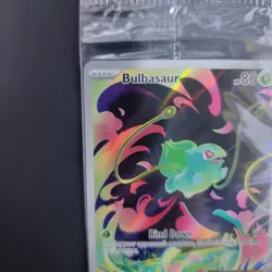 Pokemon TCG Bulbasaur 133/132 Mega Evolution Stamped Promo Near Mint Holo - Image 4