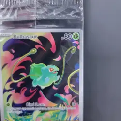 Pokemon TCG Bulbasaur 133/132 Mega Evolution Stamped Promo Near Mint Holo - Image 5