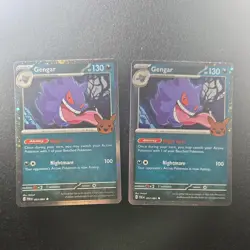 2 Gengar 57/91 Near Mint Cosmo Holo Trick Or Trade Pokemon Tcg Pack Fresh - Image 1