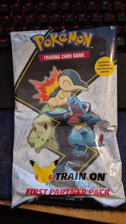 Pokemon TCG 25th Anniversary First Partner Pack - JOHTO Booster • FACTORY SEALED 820650809675 - Image 1