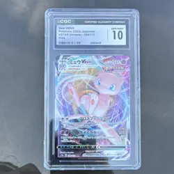 Mew VMAX CGC 10 S12a Vstar Universe 054/172 Japanese Triple Rare Holo Pokemon - Image 1