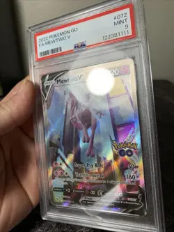 2022 Pokemon GO Mewtwo V 072/078 Full Art Ultra Rare Holo PSA 9 MINT! - Image 4