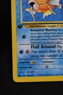 Giovanni's Magikarp 1st Edition 73/132 LP Gym Challenge Common Pokemon TCG - Image 5